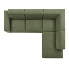 Modway Restore 4-Piece Performance Fabric Upholstered Modular L-Shaped Sofa - EEI-7429