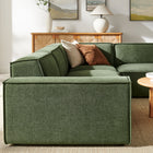 Modway Restore 4-Piece Performance Fabric Upholstered Modular L-Shaped Sofa - EEI-7429