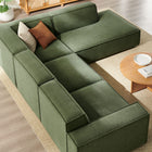 Modway Restore 4-Piece Performance Fabric Upholstered Modular L-Shaped Sofa - EEI-7429