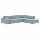 Modway Restore 4-Piece Performance Fabric Upholstered Modular L-Shaped Sofa - EEI-7429