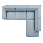 Modway Restore 4-Piece Performance Fabric Upholstered Modular L-Shaped Sofa - EEI-7429