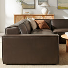 Modway Restore 4-Piece Vegan Leather Modular L-Shaped Sofa - EEI-7430