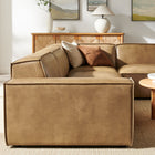 Modway Restore 4-Piece Vegan Leather Modular L-Shaped Sofa - EEI-7430