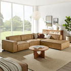 Modway Restore 4-Piece Vegan Leather Modular L-Shaped Sofa - EEI-7430