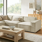 Modway Restore 4-Piece Performance Fabric Upholstered Modular L-Shaped Sofa - EEI-7431