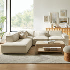Modway Restore 4-Piece Performance Fabric Upholstered Modular L-Shaped Sofa - EEI-7431