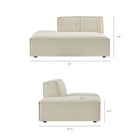 Modway Restore 4-Piece Performance Fabric Upholstered Modular L-Shaped Sofa - EEI-7431