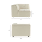 Modway Restore 4-Piece Performance Fabric Upholstered Modular L-Shaped Sofa - EEI-7431