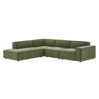 Modway Restore 4-Piece Performance Fabric Upholstered Modular L-Shaped Sofa - EEI-7431