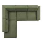 Modway Restore 4-Piece Performance Fabric Upholstered Modular L-Shaped Sofa - EEI-7431