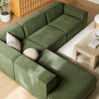Modway Restore 4-Piece Performance Fabric Upholstered Modular L-Shaped Sofa - EEI-7431