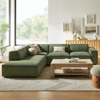 Modway Restore 4-Piece Performance Fabric Upholstered Modular L-Shaped Sofa - EEI-7431