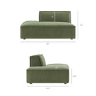 Modway Restore 4-Piece Performance Fabric Upholstered Modular L-Shaped Sofa - EEI-7431