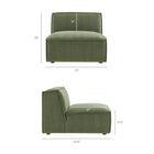 Modway Restore 4-Piece Performance Fabric Upholstered Modular L-Shaped Sofa - EEI-7431