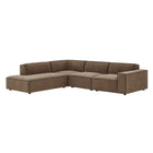 Modway Restore 4-Piece Performance Fabric Upholstered Modular L-Shaped Sofa - EEI-7431