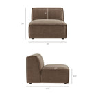 Modway Restore 4-Piece Performance Fabric Upholstered Modular L-Shaped Sofa - EEI-7431