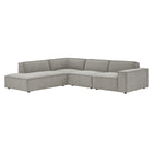 Modway Restore 4-Piece Performance Fabric Upholstered Modular L-Shaped Sofa - EEI-7431