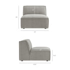 Modway Restore 4-Piece Performance Fabric Upholstered Modular L-Shaped Sofa - EEI-7431