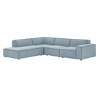 Modway Restore 4-Piece Performance Fabric Upholstered Modular L-Shaped Sofa - EEI-7431