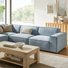 Modway Restore 4-Piece Performance Fabric Upholstered Modular L-Shaped Sofa - EEI-7431