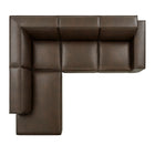 Modway Restore 4-Piece Vegan Leather Modular L-Shaped Sofa - EEI-7432