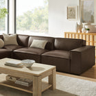 Modway Restore 4-Piece Vegan Leather Modular L-Shaped Sofa - EEI-7432