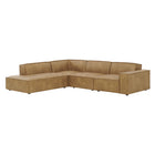 Modway Restore 4-Piece Vegan Leather Modular L-Shaped Sofa - EEI-7432