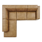 Modway Restore 4-Piece Vegan Leather Modular L-Shaped Sofa - EEI-7432