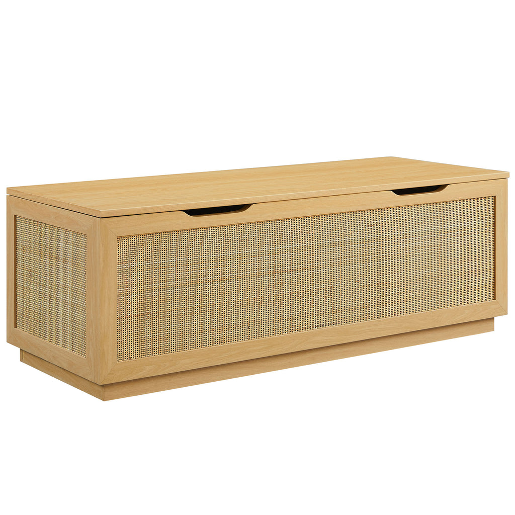 Modway Soma 47" Rattan Storage Bench  