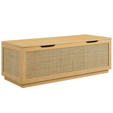 Modway Soma 47" Rattan Storage Bench  