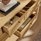 Modway Soma 62 Inch Rattan Console Table