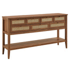 Modway Soma 62 Inch Rattan Console Table  