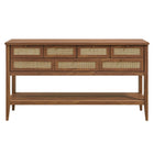 Modway Soma 62 Inch Rattan Console Table