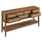 Modway Soma 62 Inch Rattan Console Table
