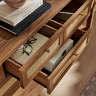 Modway Soma 62 Inch Rattan Console Table