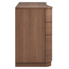 Modway Mirae 55" 6-Drawer Curved Office Desk