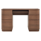 Modway Mirae 55" 6-Drawer Curved Office Desk