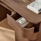 Modway Mirae 55" 6-Drawer Curved Office Desk