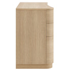 Modway Mirae 55" 6-Drawer Curved Office Desk