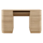 Modway Mirae 55" 6-Drawer Curved Office Desk