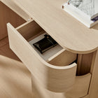 Modway Mirae 55" 6-Drawer Curved Office Desk