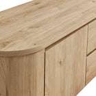 Modway Duval 71 Inch Oval TV Cabinet