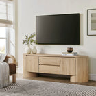 Modway Duval 71 Inch Oval TV Cabinet
