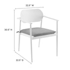 Modway Aeris 7-Piece Outdoor Patio Aluminum Dining Set