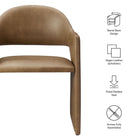 Modway Talia Vegan Leather Dining Armchair