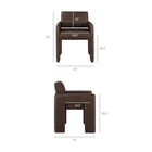 Modway Daven Vegan Leather Dining Armchair