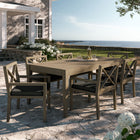 Modway Northlake 7-Piece Outdoor Patio Teak Wood Dining Set