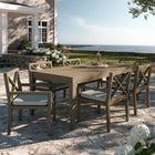 Modway Northlake 7-Piece Outdoor Patio Teak Wood Dining Set