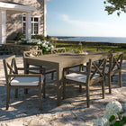 Modway Northlake 7-Piece Outdoor Patio Teak Wood Dining Set