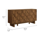 Modway Owen 59 Inch 4 Door Geometric Sideboard